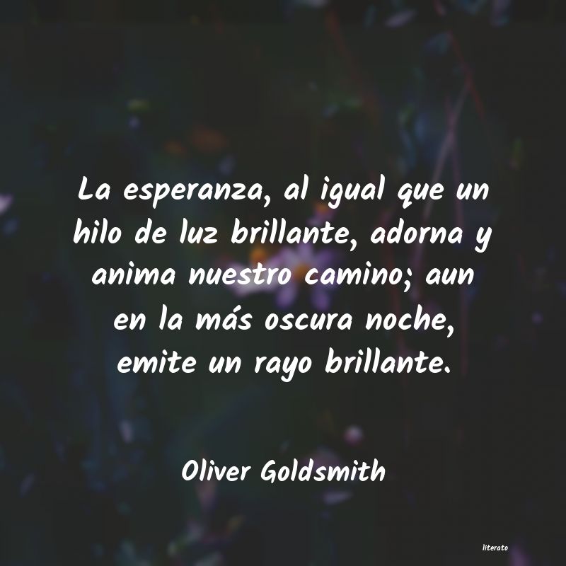 Frases de Oliver Goldsmith