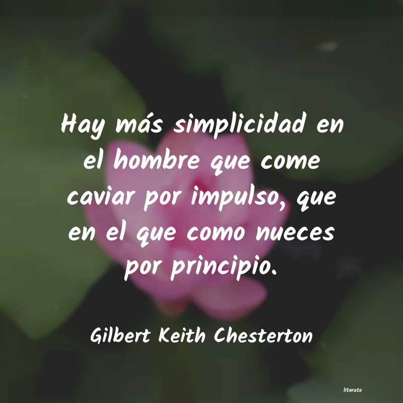 Frases de Gilbert Keith Chesterton