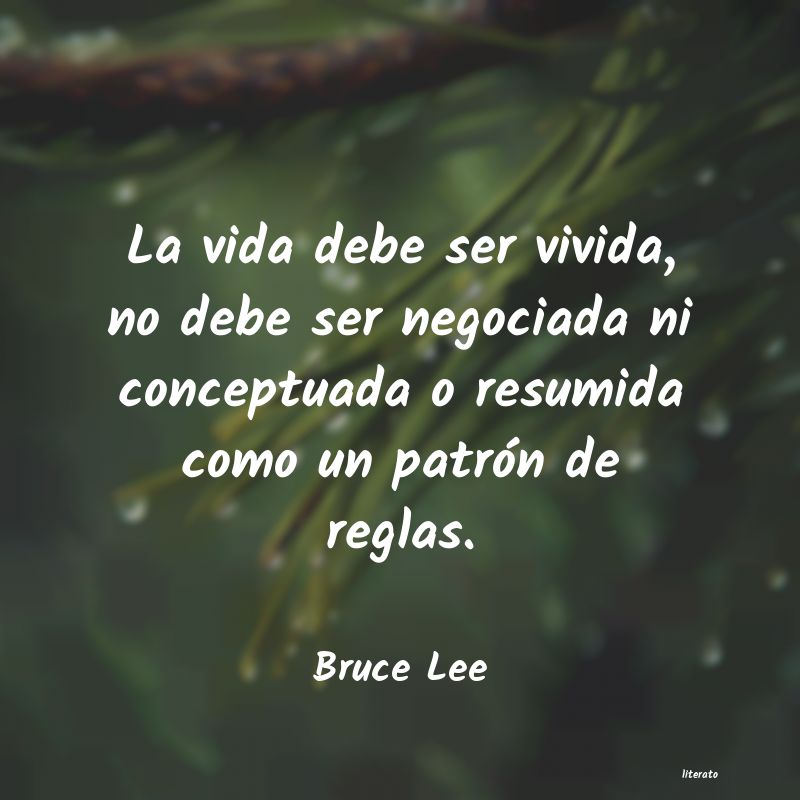 frases de Bruce Lee