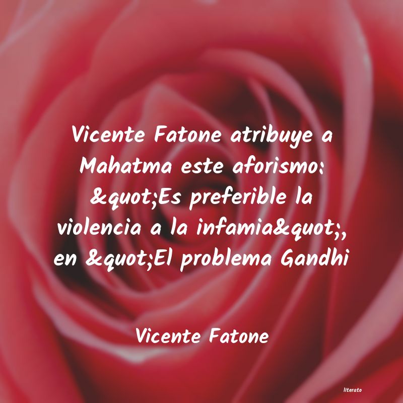 Frases de Vicente Fatone