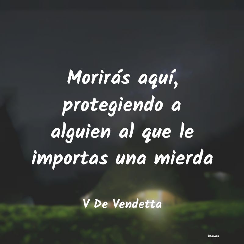 Frases de V De Vendetta