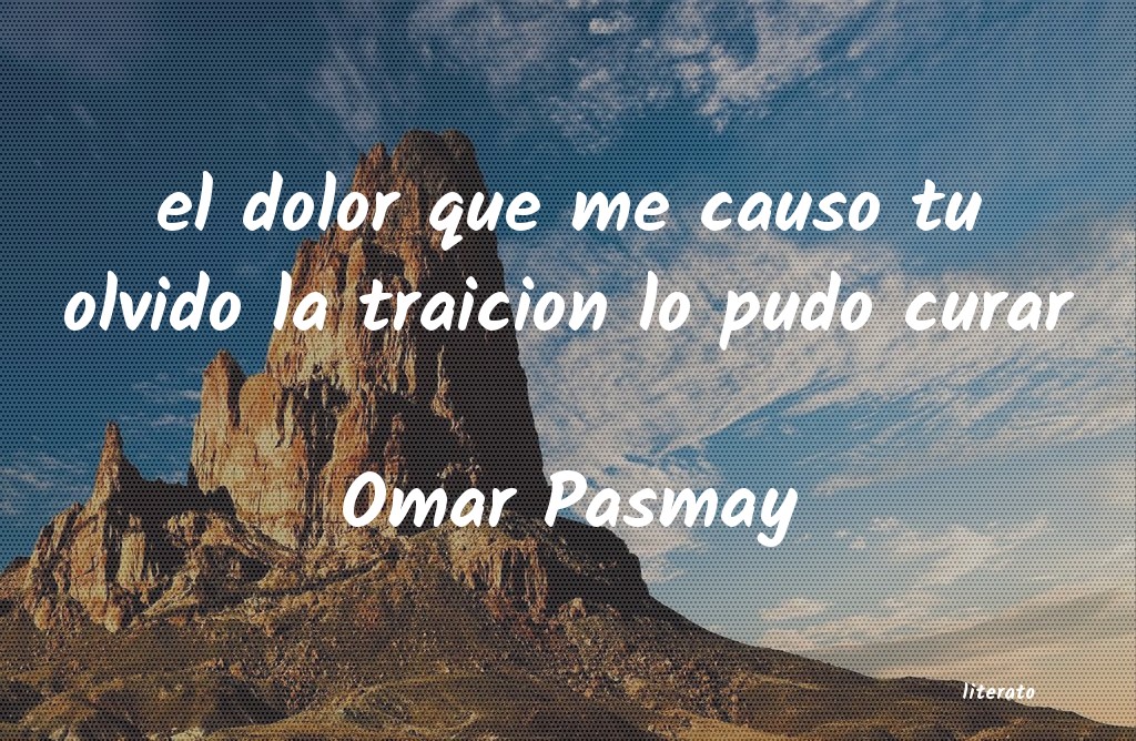 Frases de Omar Pasmay