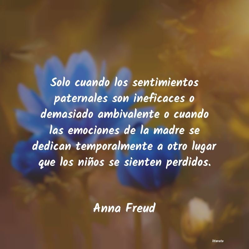 Frases de Anna Freud