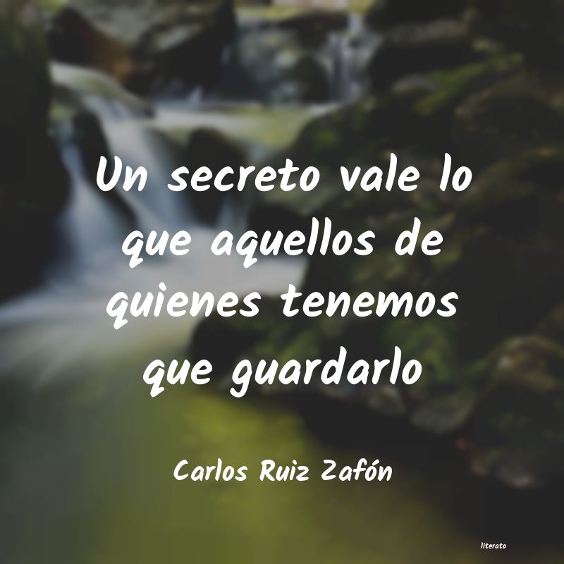 frases de Carlos Ruiz Zafón