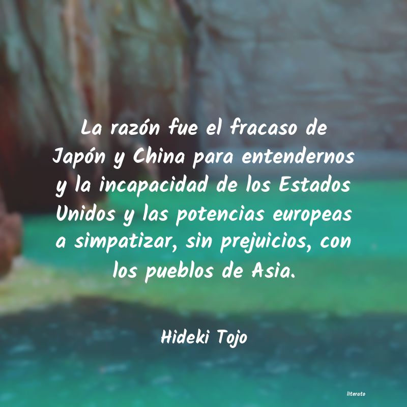 Frases de Hideki Tojo