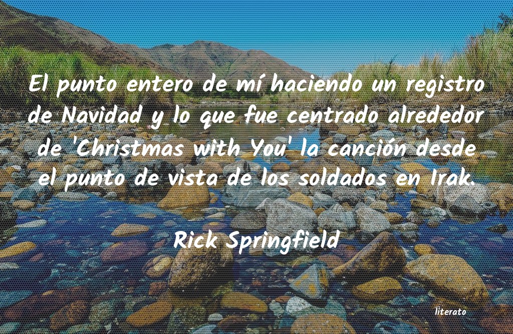 Frases de Rick Springfield