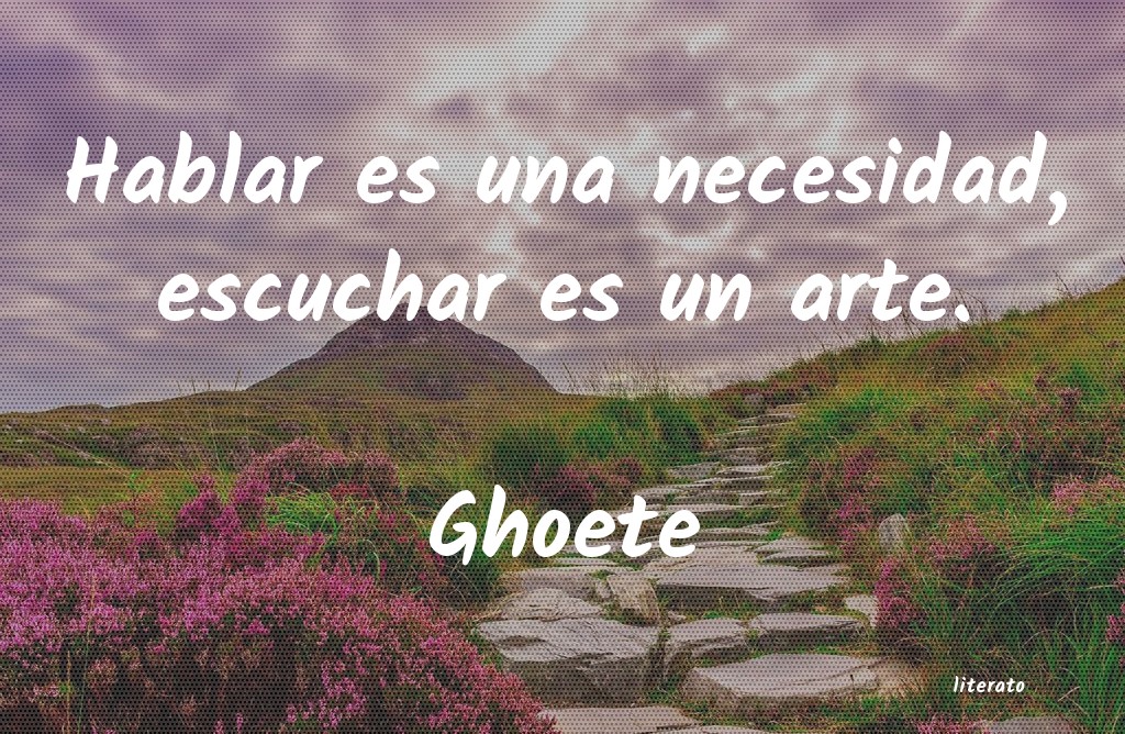 Frases de Ghoete