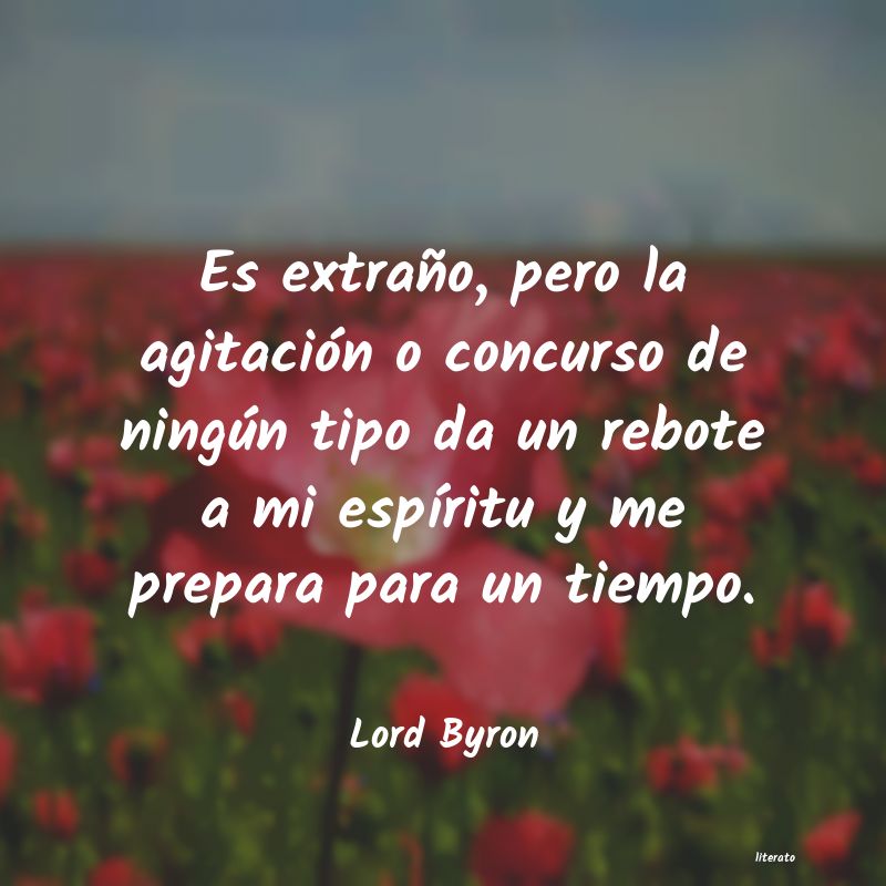 frases de Lord Byron