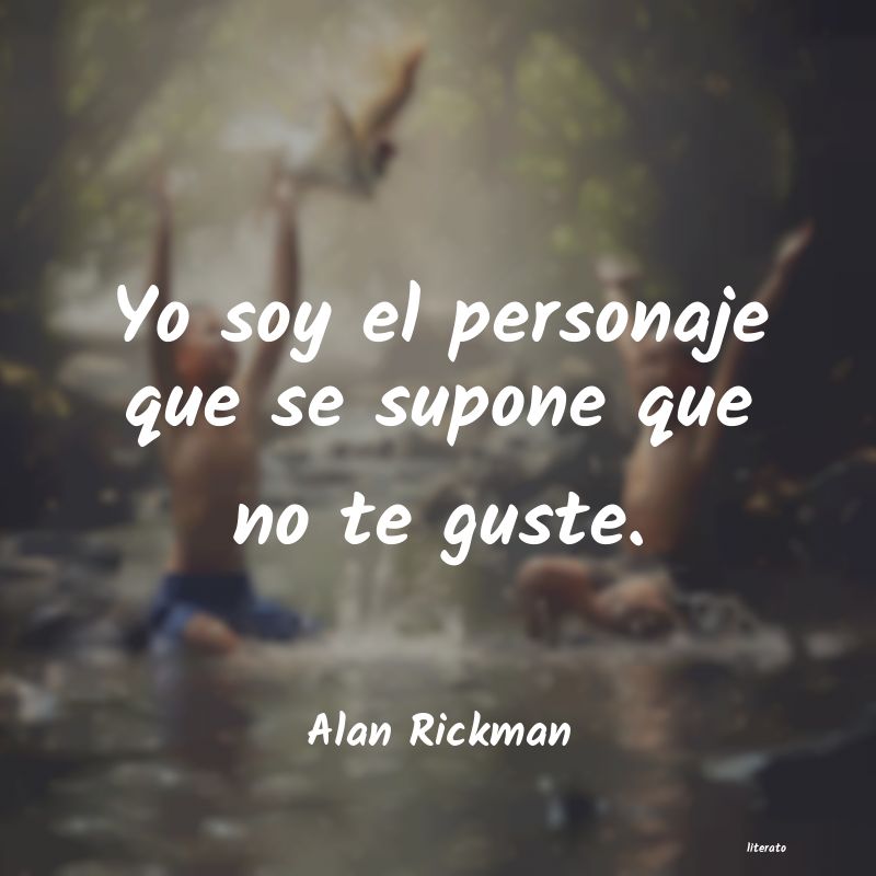 frases de Alan Rickman