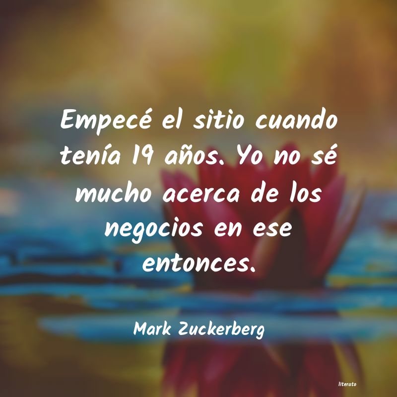 frases de Mark Zuckerberg
