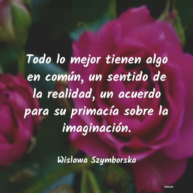 Frases de Wislawa Szymborska