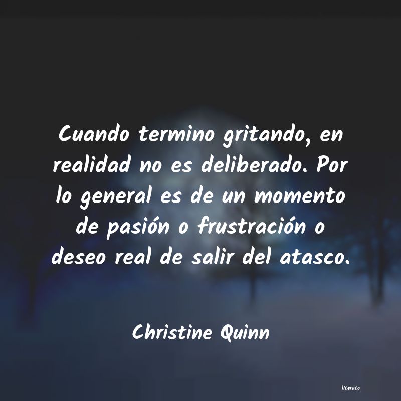 Frases de Christine Quinn