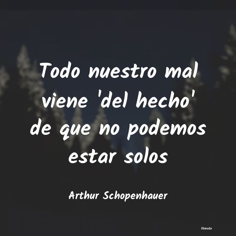 Frases de Arthur Schopenhauer