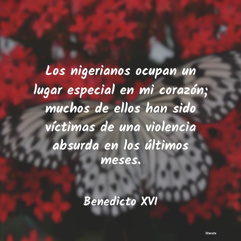 Frases de Benedicto XVI