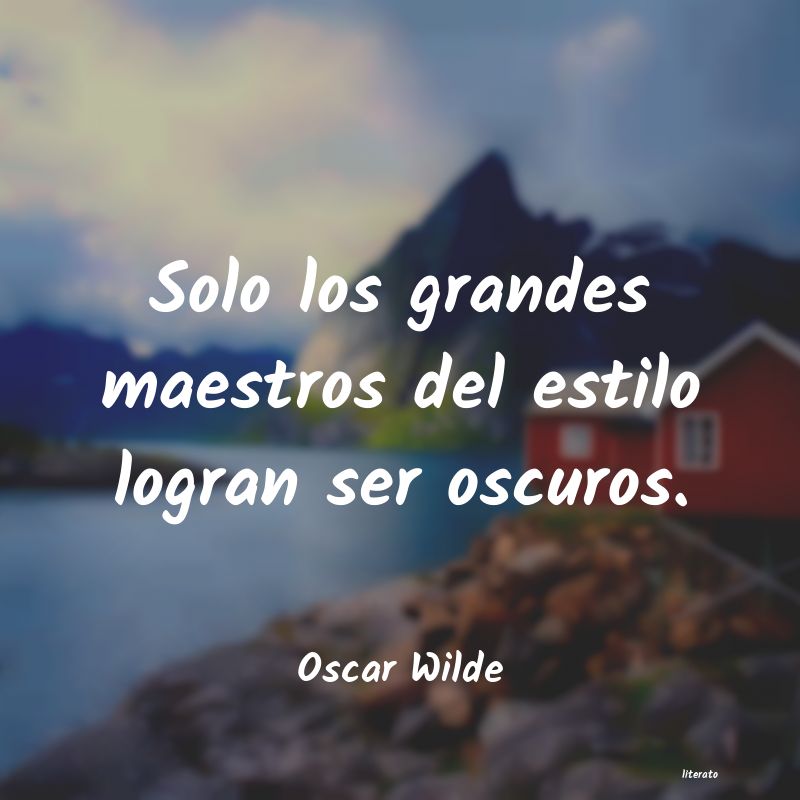 frases de Oscar Wilde