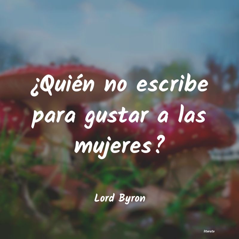 Frases de Lord Byron