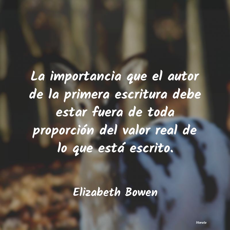 frases de Elizabeth Bowen