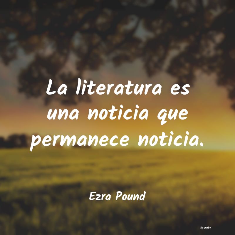 frases de Ezra Pound