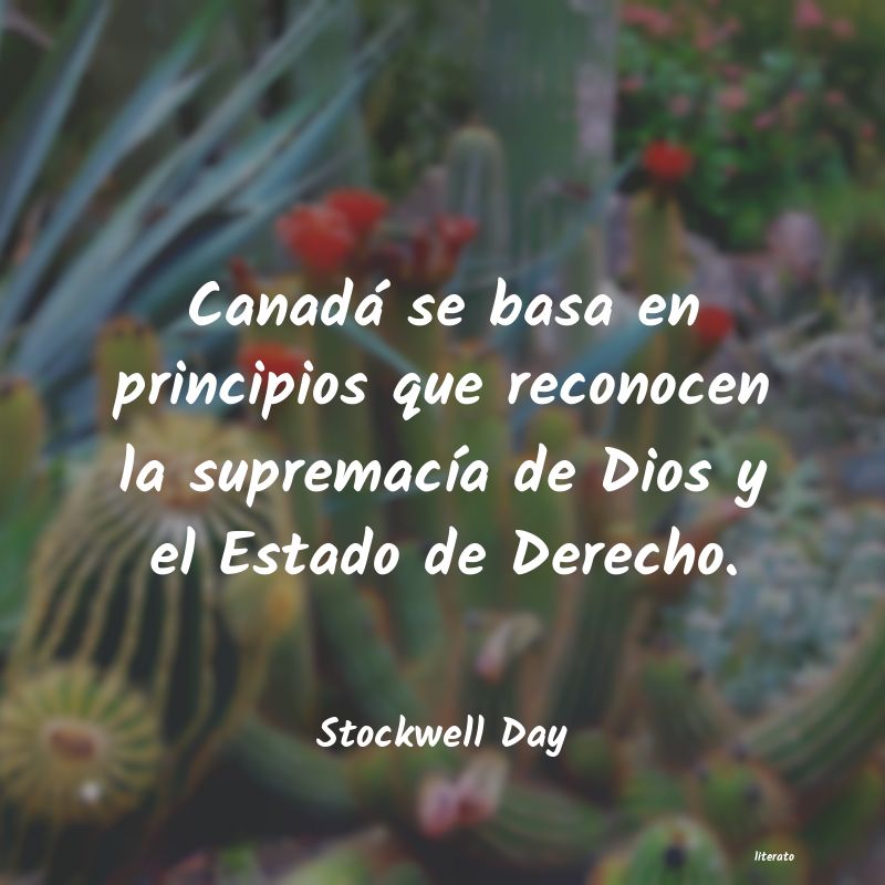 frases de Stockwell Day