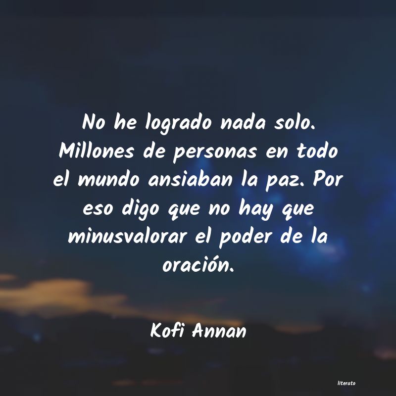desarrollo humano kofi annan