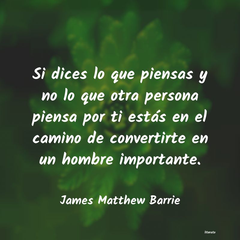 frases de James Matthew Barrie