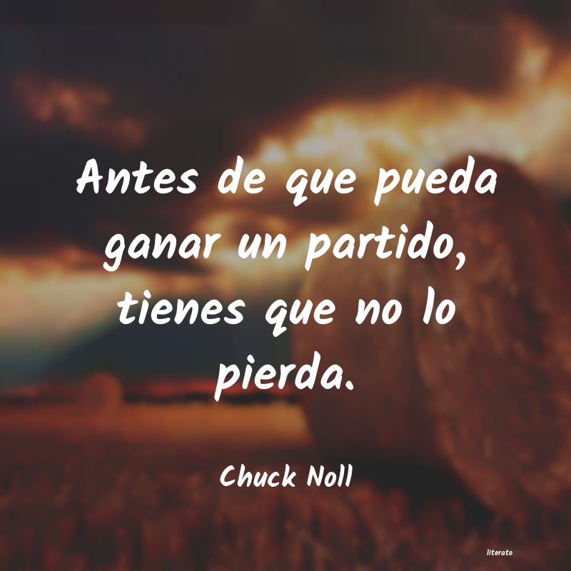 frases de Chuck Noll