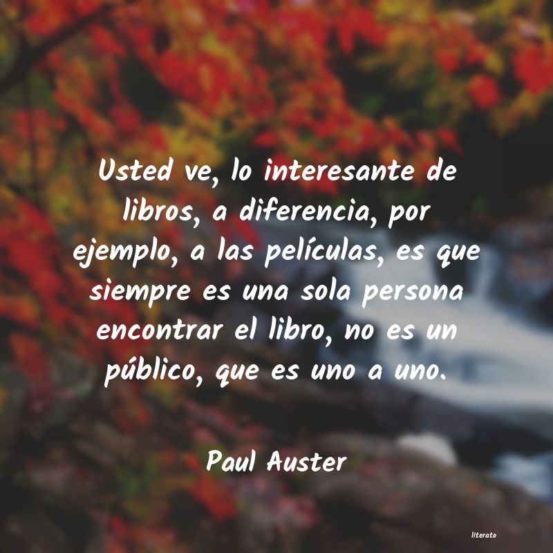 Frases de Paul Auster