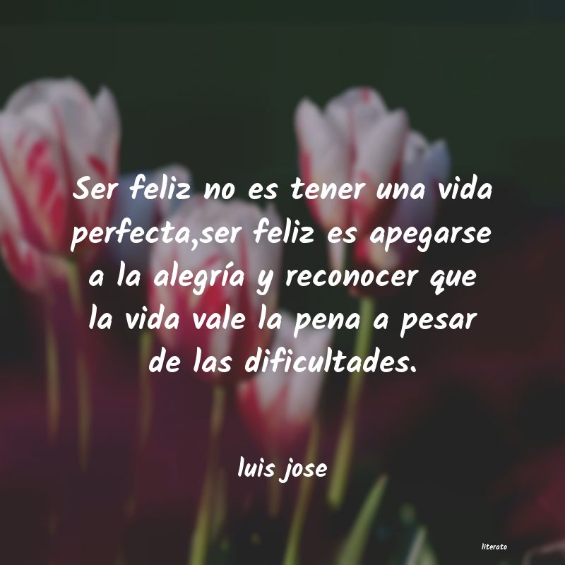frases de luis jose