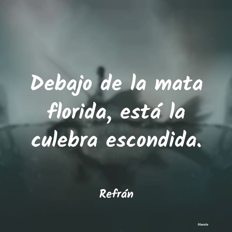 Frases de Refrán