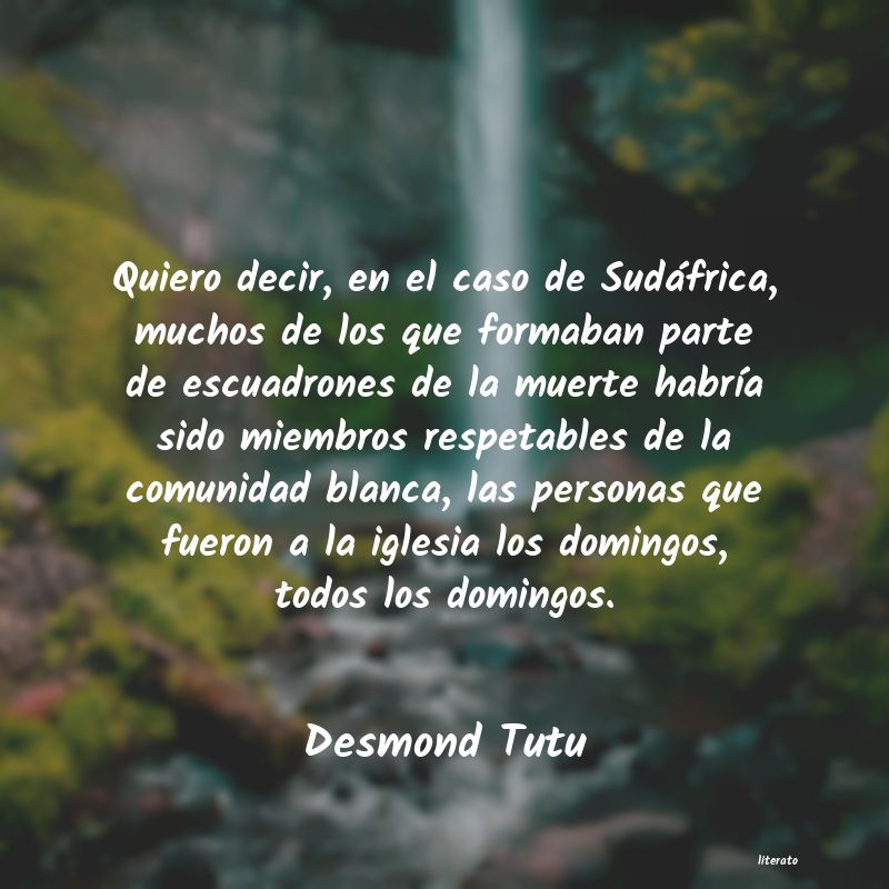 Frases de Desmond Tutu