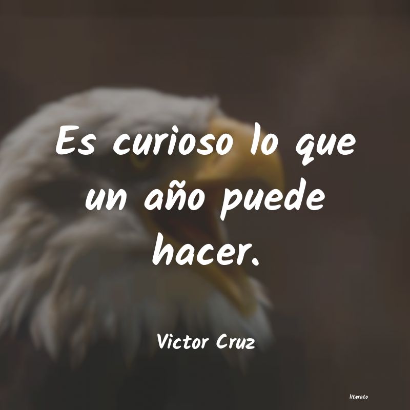 Frases de Victor Cruz