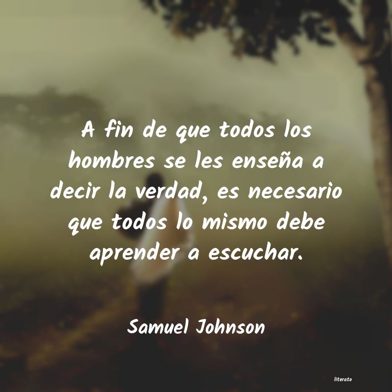 Frases de Samuel Johnson