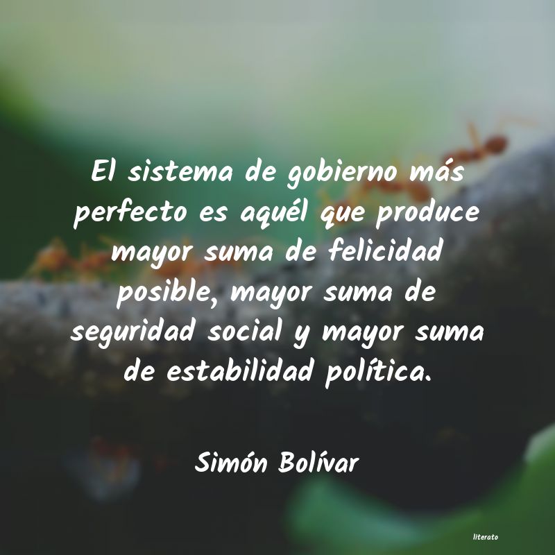 Frases de Simón Bolívar