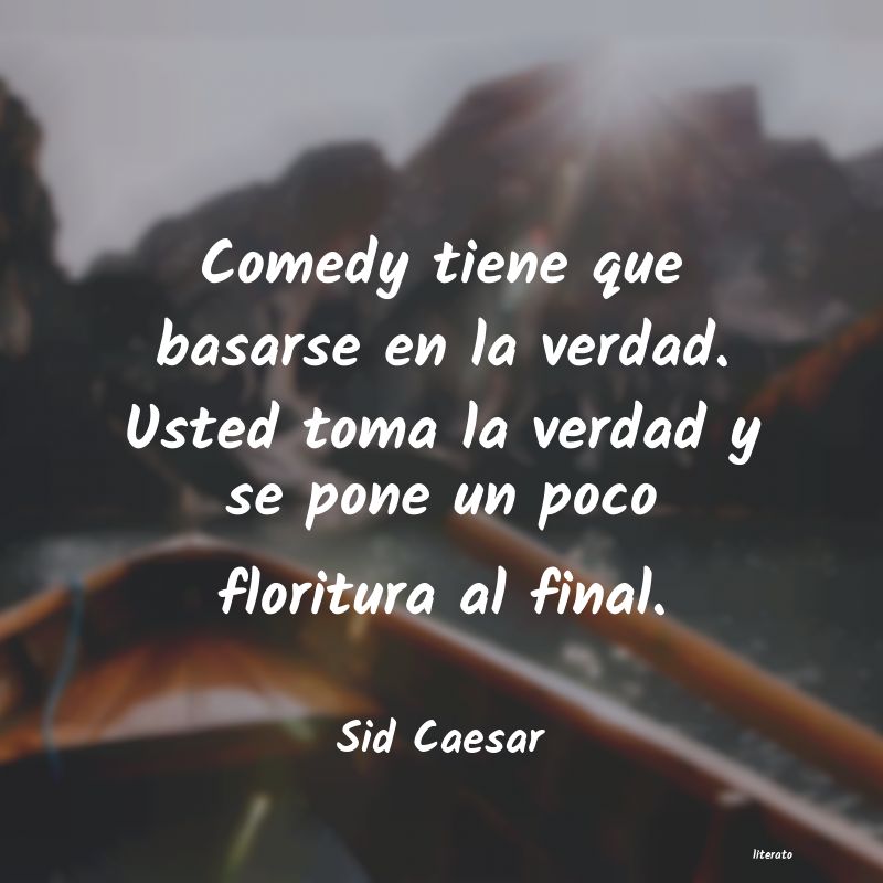 frases de Sid Caesar