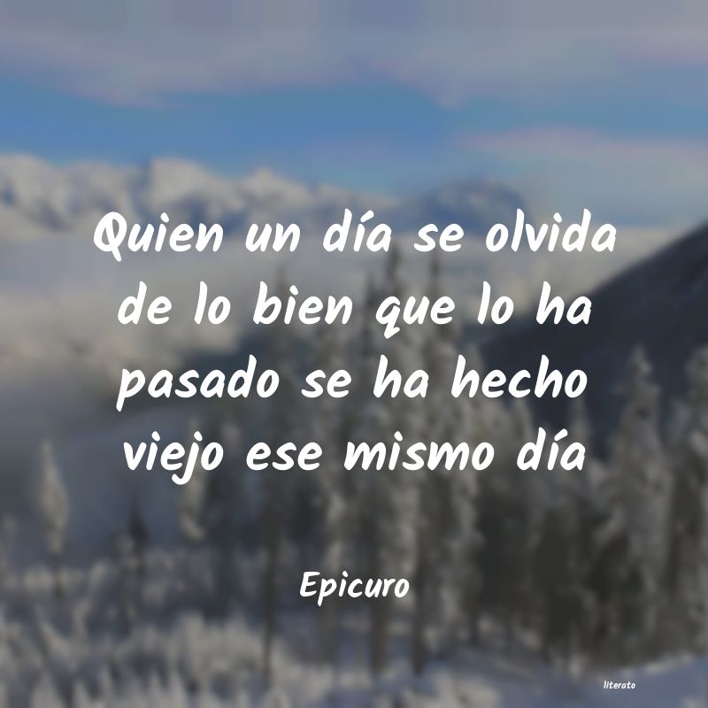 Frases de Epicuro