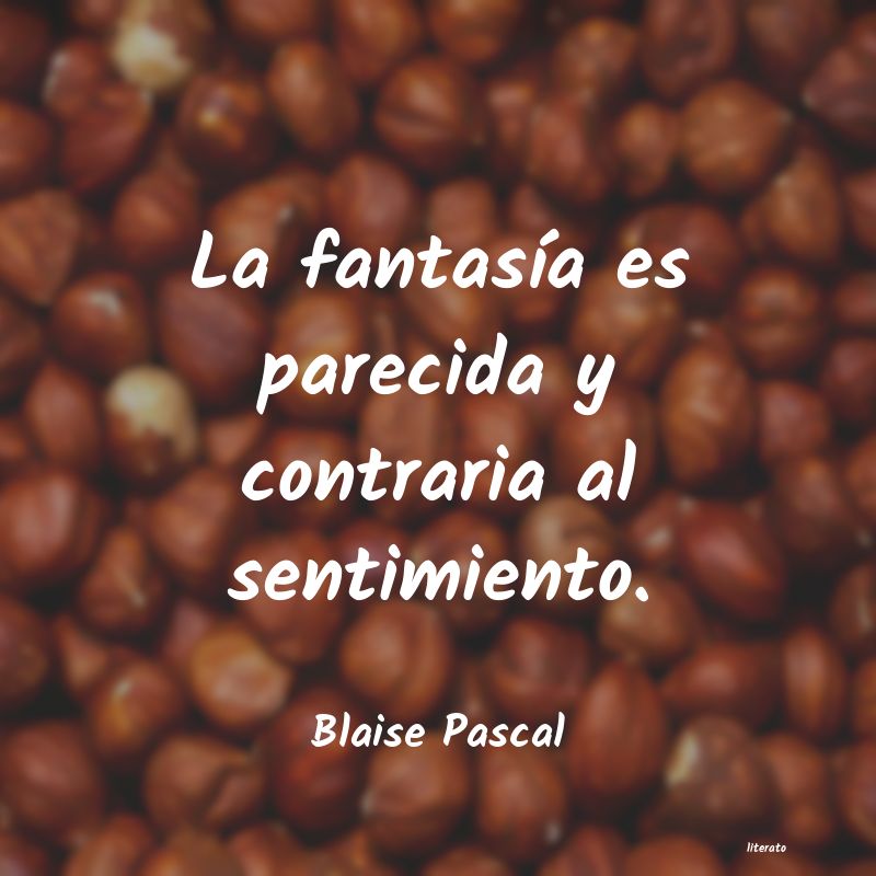 Frases de Blaise Pascal