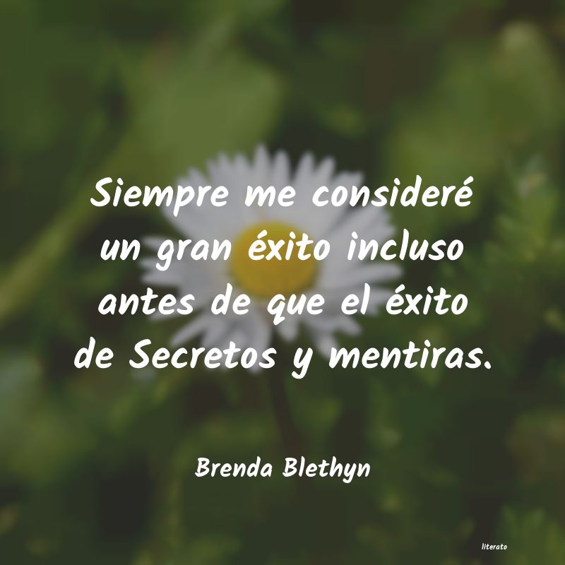 Frases de Brenda Blethyn