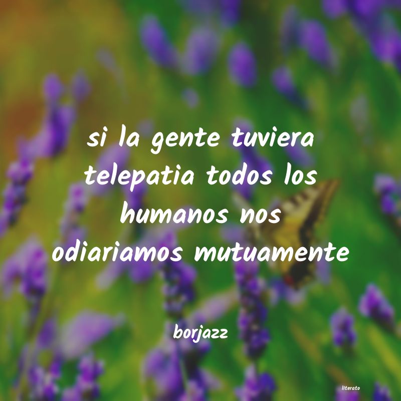 Frases de borjazz