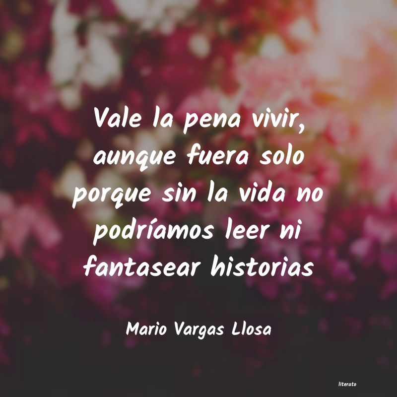 frases de Mario Vargas Llosa