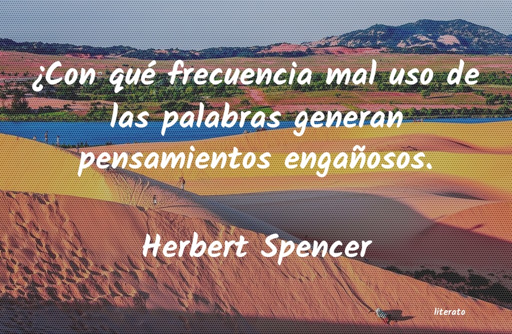 Frases de Herbert Spencer