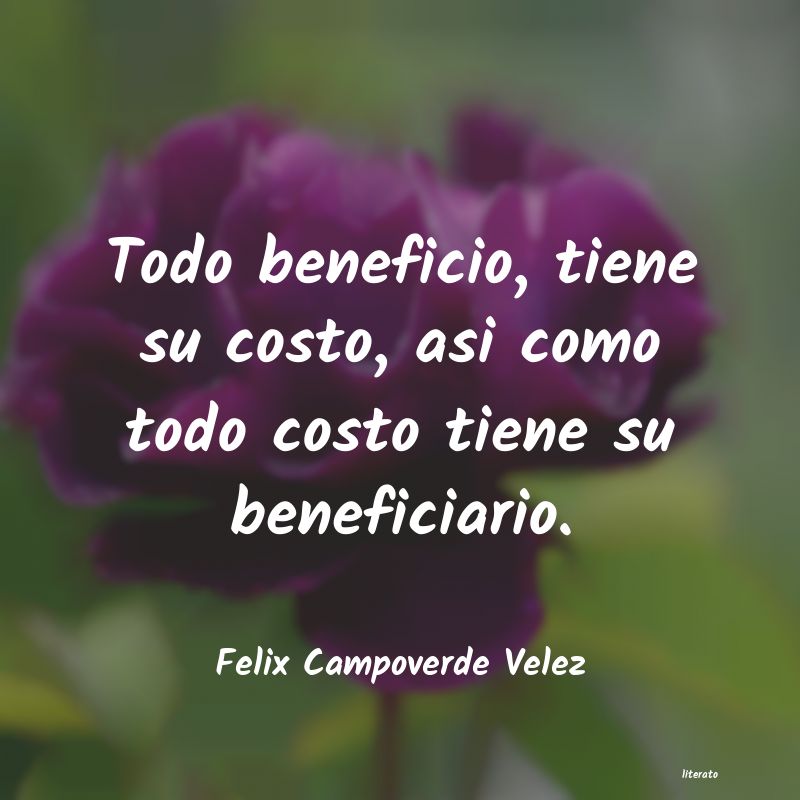 Frases de Felix Campoverde Velez