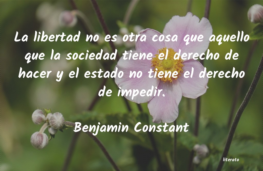 Frases de Benjamin Constant