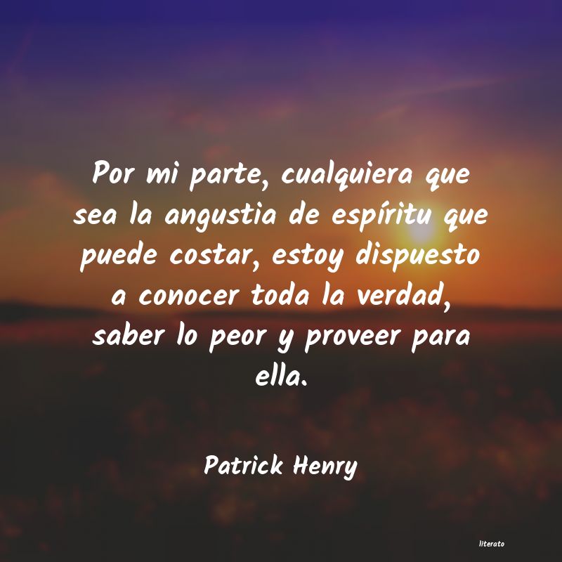 Frases de Patrick Henry