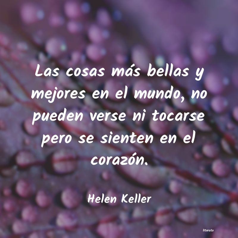 frases de Helen Keller
