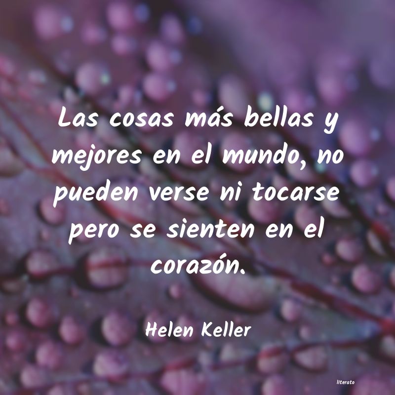 Frases de Helen Keller