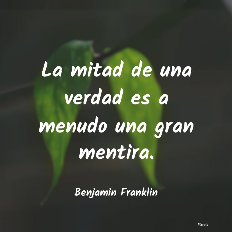 Frases de Benjamin Franklin