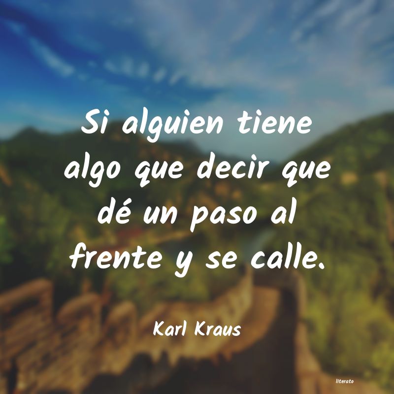 Frases de Karl Kraus