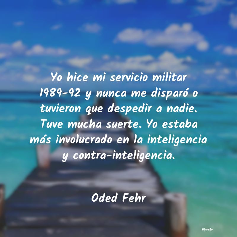 Frases de Oded Fehr