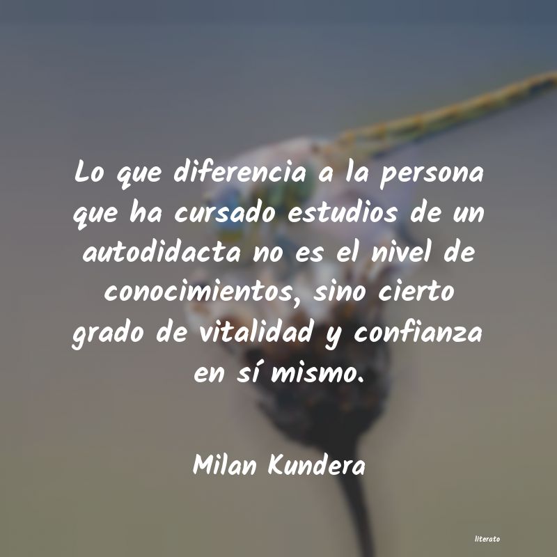 frases de Milan Kundera