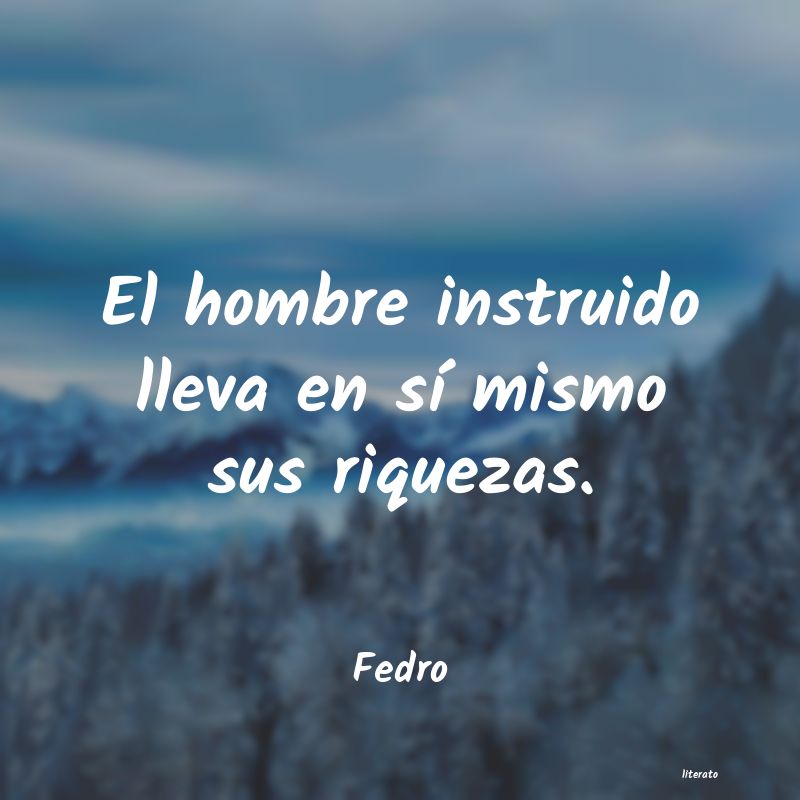frases de Fedro